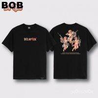 BOB- เสื้อ รุ่น Heaven Cupid สีดำ ชาย แขนสั้น /!(SMLXL-3XL)