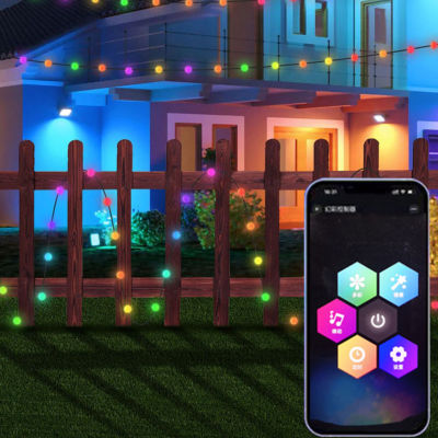 Dreamcolor นางฟ้าไฟสตริง,10เมตร68LEDs กันน้ำ USB เพลงซิงค์เปลี่ยนสีแสงการควบคุมระยะไกล APP สำหรับการตกแต่งงานปาร์ตี้