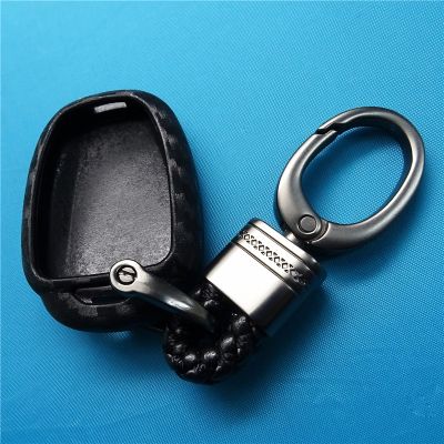 dfthrghd 1Pc Car Black Durable Silicone Keychain Protective Shell Decoration Accessories Fit for Toyota Vios 2012-2018 Car Key Fob Case