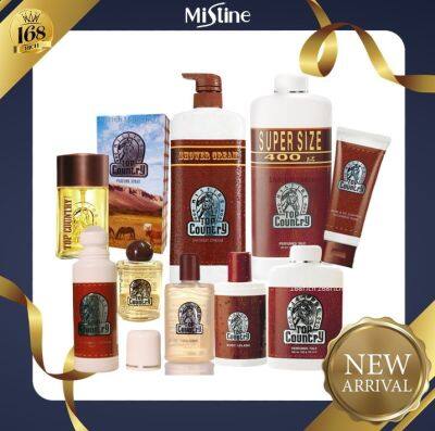 ( ส่งฟรี !! กดเก็บคุปองส่งฟรีที่หน้าร้าน ) Mistine Top Country Perfumed Talc แป้งหอมโรยตัว mistine มิสทีน กลิ่น ท๊อป คันทรี่ ของแท้100% หอมสดชื่น