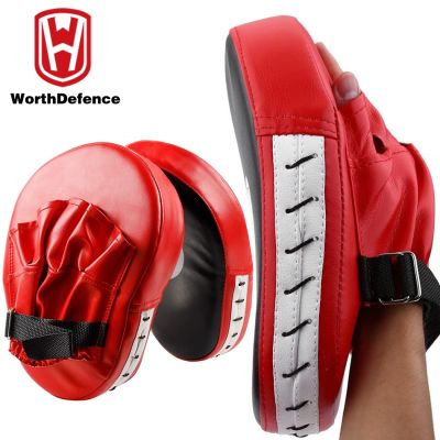 Worthdefence 1/2 PCS Kick Boxing Gloves Pad Punch Target Bag Men MMA PU Karate Muay Thai Free Fight Sanda Training Kid Equipment