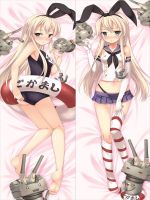 (ถ้ากำหนดเองติดต่อเรา) Shimakaze Dakimakura Anime Girl คอลเลกชัน "Kantai" Dakimakura ปลอกหมอน DIY ออกแบบเองหมอนกอด Cas