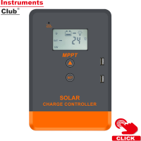 Instruments 12โวลต์/24โวลต์แรงดันไฟฟ้าอัตโนมัติ MPPT ควบคุมพลังงานแสงอาทิตย์แผงเซลล์แสงอาทิตย์ Regulator จอแสดงผล LCD ควบคุมพลังงานแสงอาทิตย์ที่มีแสงไฟหลายโหมดควบคุมโหลดควบคุมพลังงานแสงอาทิตย์