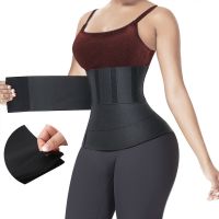 【LZ】 Snatch me up bandage envoltório cintura trainer para mulher inferior barriga gordura cintura envoltórios para o estômago envolve pós parto sauna cinto mais tamanho