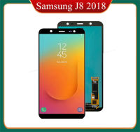 100% Original Display Super AMOLED สำหรับ Samsung Galaxy J8 2018 J810 SM-J810 J810M หน้าจอ LCD อะไหล่หน้าจอสัมผัส Pancel