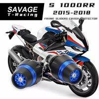 นอกจากนี้อุปกรณ์ป้องกันเฟรมป้องกันรถเลื่อนล้มสำหรับ BMW S1000RR S 1000 RR 2015-2018จักรยานยนต์อุปกรณ์มอเตอร์ไซค์ Bobbins ป้องกันล้ม