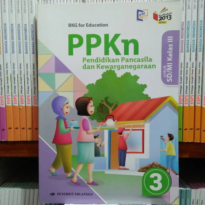 BUKU PPKn SD/MI KELAS 3 PENERBIT ERLANGGA | Lazada Indonesia