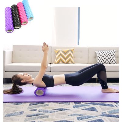 1Pcs Gym Fitness Equipment Pilates Yoga Massage Column Soft Foam Hollow Roller Block Exercise Back Muscle Relax Fatigue
