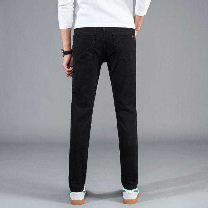 w-amp-me-original-กางเกงยีนส์ผู้ชาย-slim-elastic-jeans-fashion-business-classic-style-black-jeans-denim-pants-trousers9449