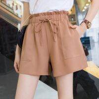 Korean Style Women Ladies Shorts with Loose Waist and Slim Waist