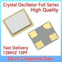 10PCS / Lot SMD Passive Crystal Oscillator 4Pin 2520 12.000mhz 12MHz 12M ควอตซ์คริสตัลเรโซเนเตอร์ 10PF 10PPM ควอตซ์เรโซเนเตอร์