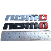 NISSAN NISMO โลหะ สีเงิน ดำด้าน แดง METAL SILVER CHROME BLACK RED BADGE DECALS LOGO STICKER EMBLEM NISSAN SKYLINE GT-R