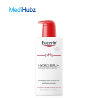 Eucerin pH5 Hydro Serum 400 ml ยูเซอริน ซีรั่ม โลชั่น สูตรเข้มข้น บำรุงผิวยาวนาน 12 ชม ขนาด 400 มล. 1 ขวด 17317