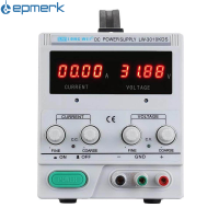 [electronicshop]electronicshop เครื่องจ่ายไฟ แหล่งจ่ายไฟสลับ แหล่งจ่ายไฟควบคุม Wei LW-3010KDS 110 โวลต์/220 โวลต์ 0-30 โวลต์ 0-10A ปรับ LED จอแสดงผลดิจิตอล DC