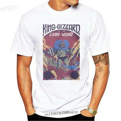 King Gizzard And The Lizard Wizard Black Mens Tshirt Size S 3Xl Male Tee Shirt 100% cotton T-shirt