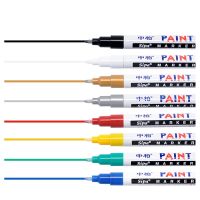 Paint Marker Pens - Permanent Oil Based Paint Markers 1mm Waterproof Color Marker for Wood Fabric cloth Glass ceramics