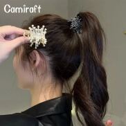 Camiraft Đơn Giản tóc đuôi ngựa cao kẹp tóc Kim Loại Ngọc Trai Kim Cương