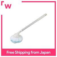 Yamazaki Sangyo แปรงทำความสะอาดอ่างอาบน้ำ Telescopic Unit Bath Bon-Kun Antibacterial Blue 174980