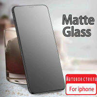 คลุมทั้งหมด Matte กระจกนิรภัยสำหรับ12 11 13โปร XS MAX XR X Frosted Screen Protector สำหรับ 7 8 6 6S Plus กระจกกันรอย