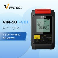 VFL Tester สายใยแก้วนำแสงสายเคเบิลทดสอบเครือข่ายระบุตำแหน่งเครื่องวัดความผิดพลาดพลังงานแสงแบตเตอรี่ Li-Lion 4in1ใหม่