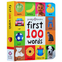 One hundred words cardboard book English picture book first 100 words Beginner Level 1