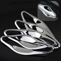 FUNDUOO สำหรับ Hyundai IX35 Tucson 2009 2010 2011 2012 2013 2014ใหม่ Chrome รถประตูถ้วยชามฝาครอบสติกเกอร์