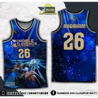 Ready Stock MOBILE LEGENDS PHARSA - ALFA FULL SUBLIMATION BASKETBALL JERSEY CUSTOMIZED