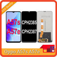 ต้นฉบับขนาด6.56นิ้วสำหรับ OPPO A57s A57e ชิ้นส่วนจอสัมผัสแอลซีดีของเครื่องแปลงดิจิทัล CPH2387 CPH2385