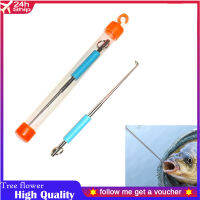 1pcs Easy Fish Hook Remover ความปลอดภัยสแตนเลสตะขอตกปลา EXTRACTOR Detacher Rapid Decoupling อุปกรณ์ตกปลาเครื่องมือ