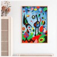 บทคัดย่อผ้าใบภาพวาด Joan Miro S The Garden 1925ภาพผนังสำหรับ Home Wall Decor-ที่มีชื่อเสียงงานศิลปะ Reproductions