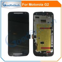 【☑Fast Delivery☑】 SRFG SHOP 5.0 "สำหรับชิ้นส่วนจอสัมผัสแอลซีดีของเครื่องแปลงดิจิทัล Motorola Moto G2 G 2nd พร้อมกรอบ Xt1063 Xt1064 Xt1072 Xt1069 Xt1068