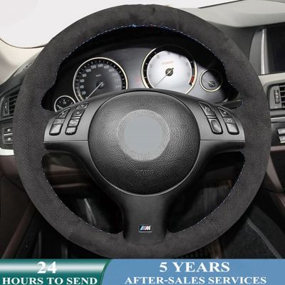 【YF】 Car Steering Wheel Cover Original Braid For BMW E46 E39 330i 540i 525i 530i 330Ci M3 2001 2002 2003