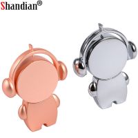 SHANDIAN Cute Metal Cartoon 32GB/64GB 8GB 4GBUSB Flash Drive 16GB Pen Drive Flash Memory Stick U Disk (over 10 pcs free Logo