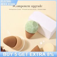 1/2pcs Makeup Sponge Powder Puff Dry And Wet Combined Beauty Cosmetic Ball Foundation Powder Puff Bevel Cut Make Up Sponge Tools