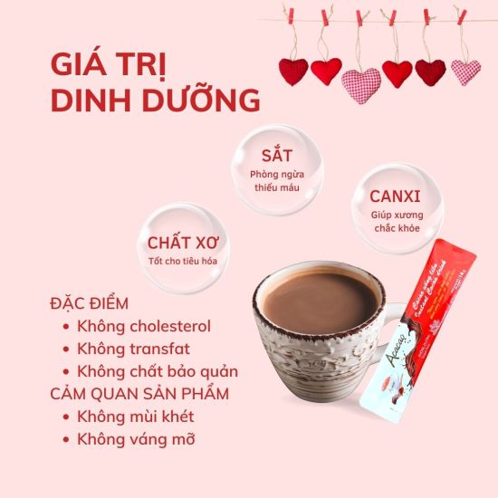 Bột cacao uống liền không đường acacao giàu dinh dưỡng - ảnh sản phẩm 4