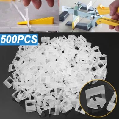 500pcs Plastic Ceramic Tile Leveling System Clips Tiling Tile Leveler Tool Kit Wall Floor carrelage For Tiling Tools (no Plier)