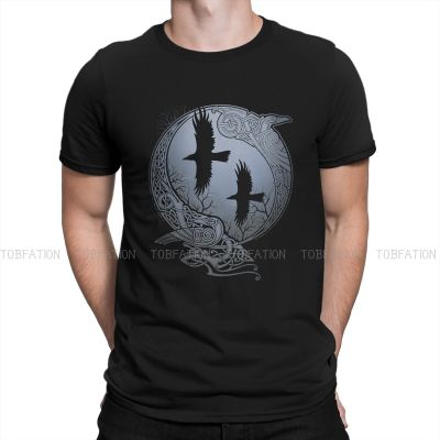 Tv Play Viking Ravens Essential Cotton T Shirt Harajuku Homme MenS Tshirt O-Neck Short Sleeve