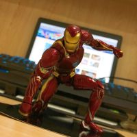 【✠】 IM Collections. SHF Marvel Ironman MK50 Avengers Infinity War Articulated ตุ๊กตาแอคชั่นของเล่นสำหรับชาย