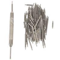 ;[-./ 108Pcs 8-25Mm Stainless Steel Watch Band Strap Spring Bar Link Pins Remover New Silver