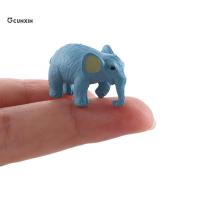 CUNXIN มินิ บอนไซ สัตว์ ภูมิทัศน์ขนาดเล็ก การตกแต่งบ้านตุ๊กตา ช้างจิ๋ว รูปแกะสลัก สวนนางฟ้า