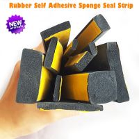 New Rubber Self Adhesive Sponge Seal Strip Thicken Black EPDM Single Sided Adhesive Soundproof Foam Anti collision Seal Gasket
