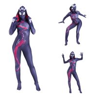 Spider Gwen Stacy Costume Venom Cosplay Girl Women Jumpsuit Halloween