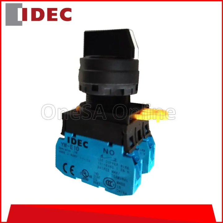 IDEC SELECTOR SWITCH, ON/OFF/ON 22MM 2NO, (YW1S3E20) Lazada