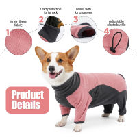 Fashion Dog Clothes Winter Medium Large Dog Thickened Ke Fund Wool Cold Cotton Clothing Winter Warm Cotton Clothing