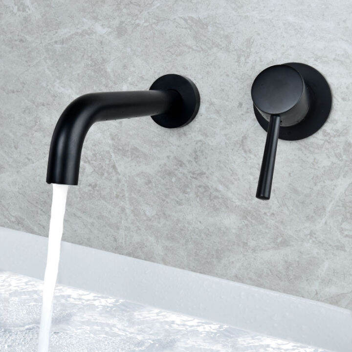 matte-black-basin-faucet-bath-basin-mixer-bathroom-vessel-washbasin-taps-hot-and-cold-water-concealed-wall-mounted-mixer-tap