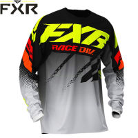 2022 FXR Downhill Jerseys Long Sleeve Downhill Shirt Mountain Bike Cycling Jerseys 100 Polyester DH Shirt Bicycle Racing Wear