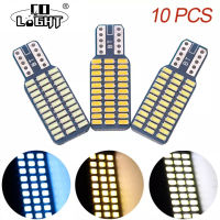 CO LIGHT 10PCS T10 LED 192 194 168 W5W LED Bulbs 33 SMD 3014 Car Tail Lights Dome Lamp White DC 12V Canbus Error Free