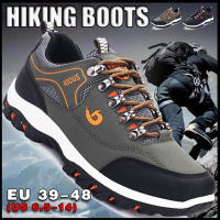 Mens Hiking Shoes Leather Mens Casual Shoes Outdoor Mens Sport Trekking Shoes Waterproof Mens Climbing Athletic Sneakers