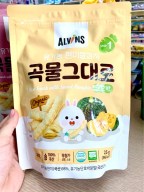 [HCM]Thực phẩm bổ sung bánh gạo lứt hình que cho bé Vị Bí Ngô Alvins 25g - LeVyStore - TheGioiHangNhap thumbnail