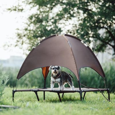 [pets baby] ที่นอนสัตว์เลี้ยงแบบพกพา Dog CampRaised Dog Bed W/dogs Cats Outdoor Camping